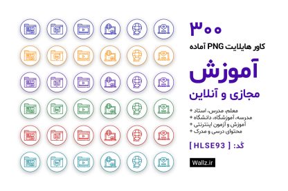 کاور هایلایت آموزش مجازی و آنلاین معلم مدرسه آموزشگاه